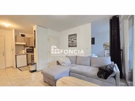 marignier : appartement t1 bis loué avec jardin + garage