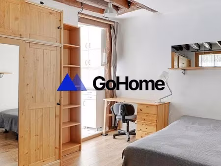 location meublée appartement 1 pièce 17 m² à paris 5ème (75005)  896 €