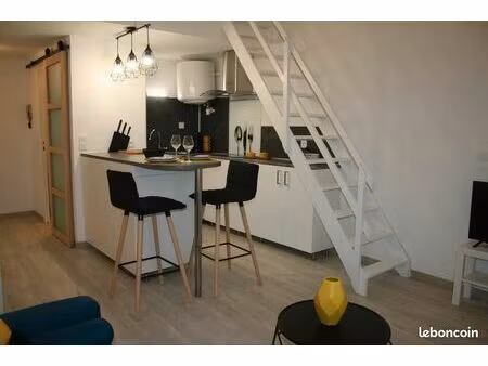 studio mezzanine (t2) meuble a neuf centre-cœur de ville