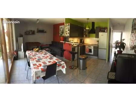 appartement t3 duplex + jardin et garage - la rochette