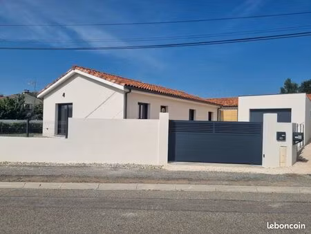 maison récente non meublée – 3 chambres – 90 m² – jardin  garage et terrasse – auterive