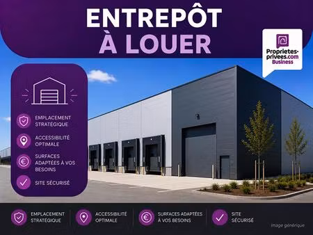 à louer  marly - local d'activité / entrepôt avec bureaux - 1 200 m²