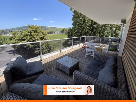 rare à la vente - magnifique t2 en attique - terrasse de 35m² - garage 25m²