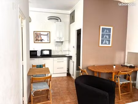 ? t2 meublé 30 m² – gare à 5 min – jardin + stationnement – calme sécurisé