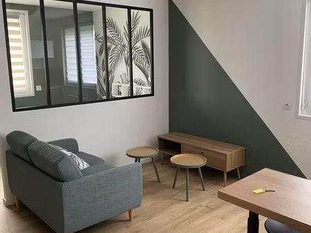 t1 meublé 28m² – entièrement rénové et équipé à neuf – parking inclus