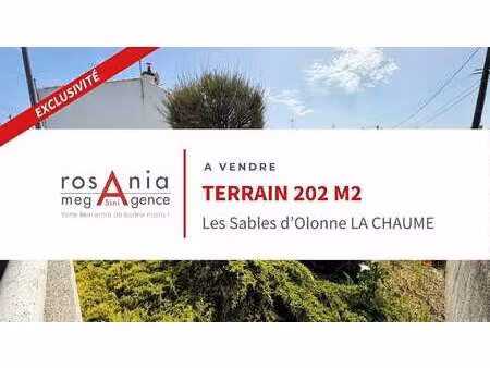 vente terrain aux sables-d'olonne (85100) : à vendre / 202m² les sables-d'olonne