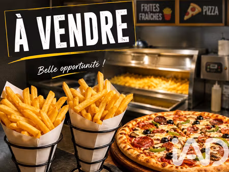 vente restauration rapide 70 m²
