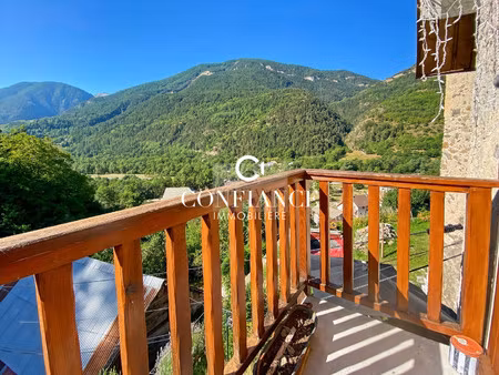 (06660) chalet renove auron 6 pieces studio separe vue panoramiq