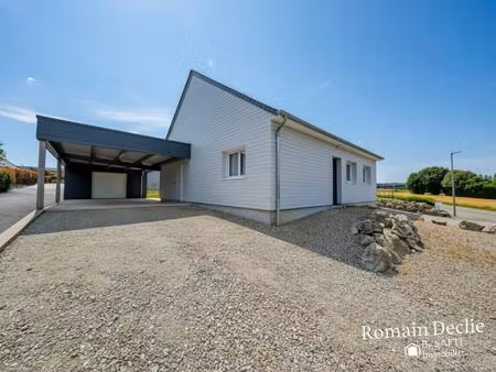 maison de plain-pied de 90m²  3 chambres & grand garage