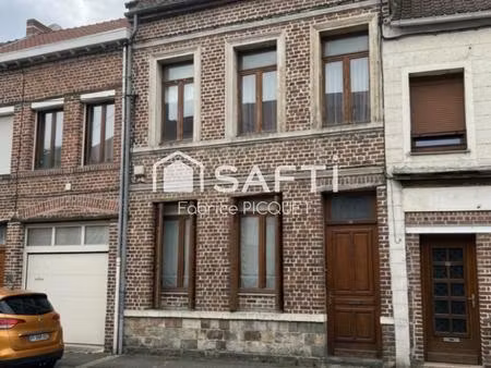maison de ville avec 3 chambres  jardin et garage