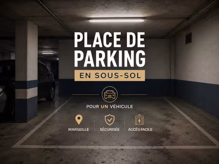 place de parking en sous-sol sécurisé - bd jeanne d'arc