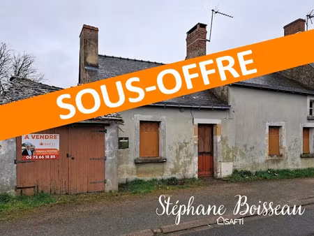 vente maison 3 pièces 55 m² à bazouges-sur-le-loir (72200)  35 000 €
