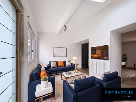appartement en triplex - 86 m2 avec jardin - grezieu la varenne