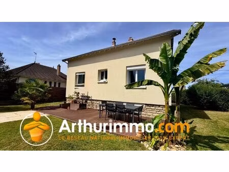 blancafort – maison rénovée de 111 m² avec sous-sol total  3 chambres  bureau et terrain c