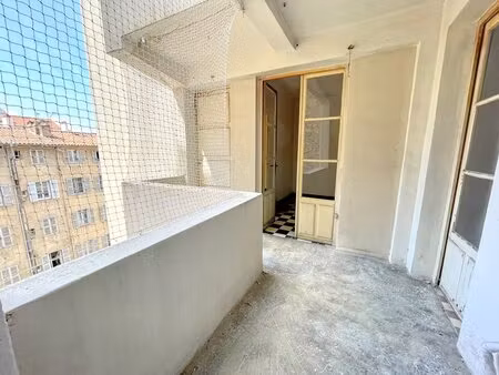 m2287 - toulon - haute ville / la gare - appartement t2 - balcon