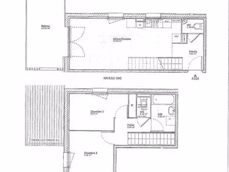 location appartement 3 pièces 55m² champagnier 38800
