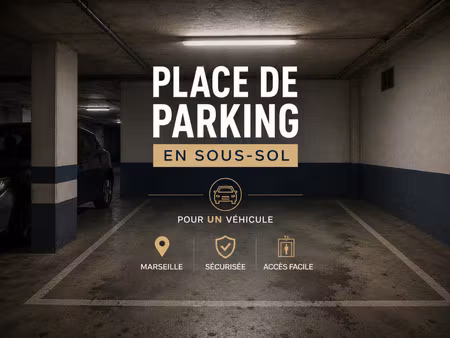 place de parking en sous-sol sécurisé - bd jeanne d'arc