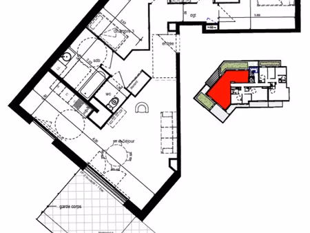 appartement à vendre sotteville les rouen 4 pièce(s) 82m2 261 611€