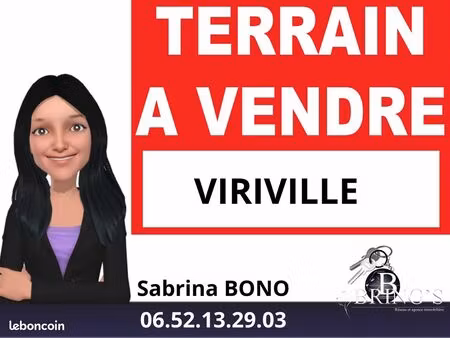 terrain 450 m² viriville