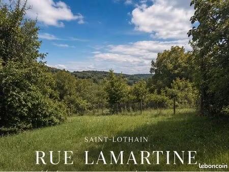 terrain vue naturelle et préservée