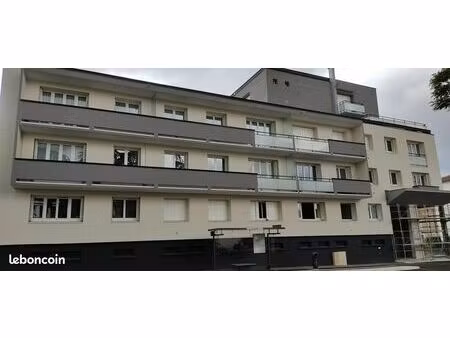 t1 33m2 meublé - balcon - parking proche chu gabriel montpied