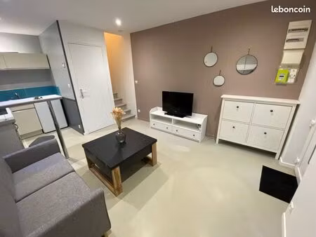 maison de ville meublée 2 chambres – centre-ville louviers – 45 m² au sol