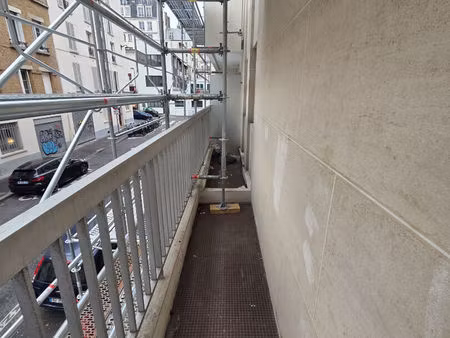 vente appartement 2 pièces  45.21m²  paris 17