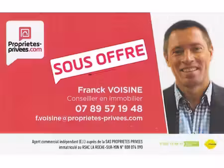a vendre en exclusivité à saint paul en pareds  maison de 93m2 env avec 3 chambres sur une