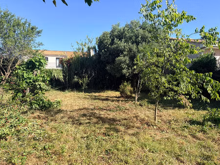 vente terrain  355.00m²  sète