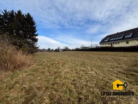 terrain libre de construction avec vue dégagée - wolschwille
