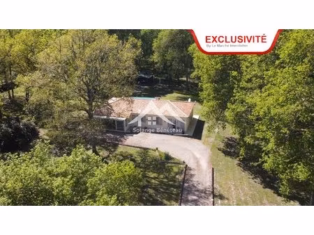 en exclusivite - villa plain pied 107m2 3 ch sur 1 ha à beauziac