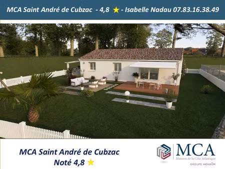 vente maison 4 pièces 80 m² la lande-de-fronsac (33240)