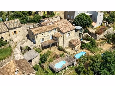 secteur vesseaux. bâtisse en pierre avec studio indépendant et piscine