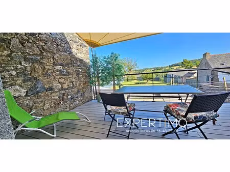 maison en pierre rénovée 98 m2 3 chambres centre-bourg de hénon