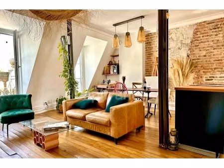 appartement à louer 3 pièces paris 20eme arrondissement (75) en excellent état avec balcon