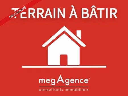 terrain constructible viabilisé à vendre