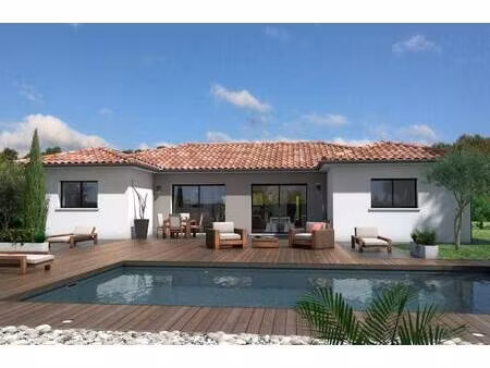 terrain avec maison neuve à vendre