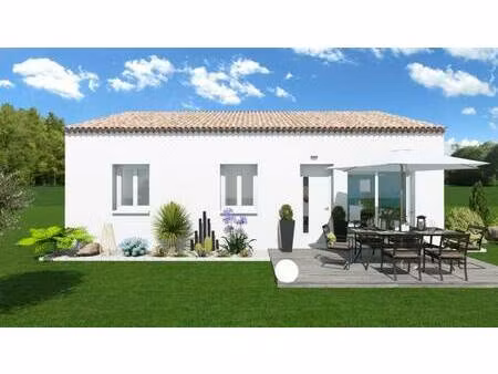 terrain avec maison neuve à vendre