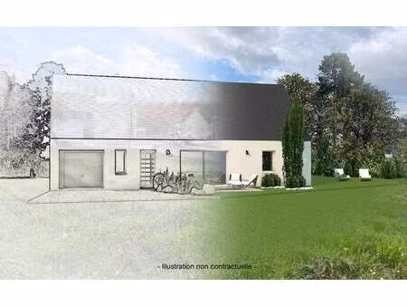 terrain avec maison neuve à vendre