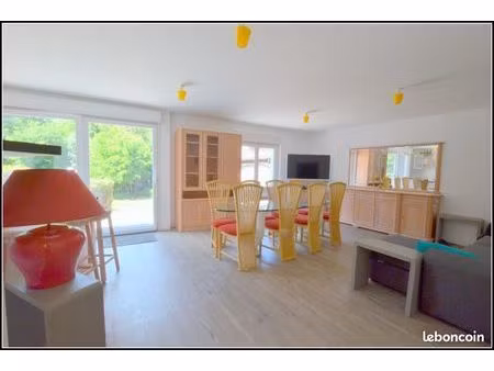 grand f2+jardin+terrasse+garage