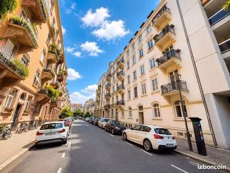 strasbourg orangerie  rue geiler charmant 3 pièces 66m²
