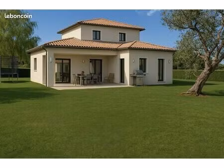 maison neuve 4 chambres avec garage à fontvieille sur terrain de 600 m² proche écoles et c