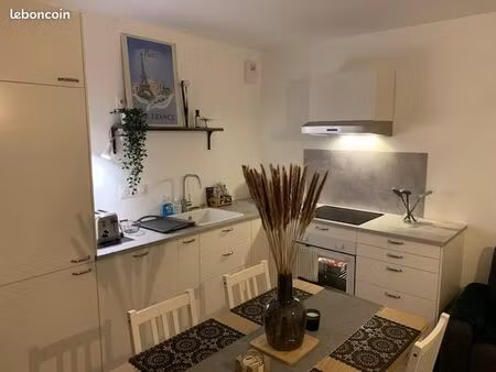 t2 meublé - 44m2 - jardin - 720