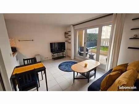 studio meublé avec jardin – chelles centre