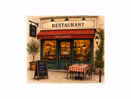 vente restaurant 100 m²