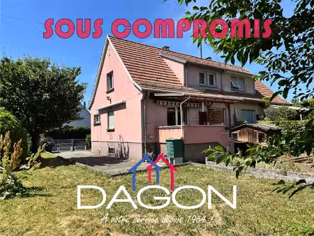 sausheim sud - maison accolée 5 a renvoer