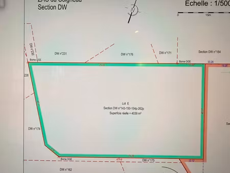 vente terrain 4039 m² orléans (45100)