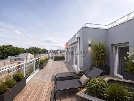 mulhouse - superbe attique 4p 2 chambres - garage et cave