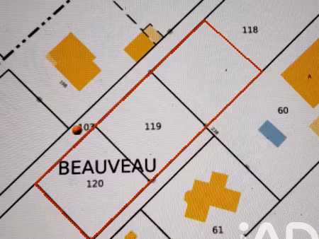 vente terrain 1800 m² haucourt-moulaine (54860)