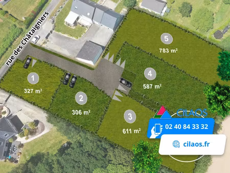 vente terrain 306 m² questembert (56230)